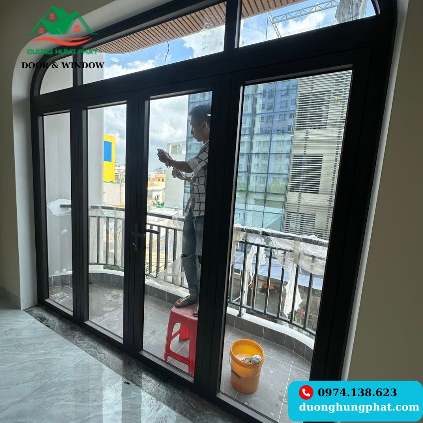 thi công cửa nhôm Xingfa tại Bến Nghé TP.HCM
